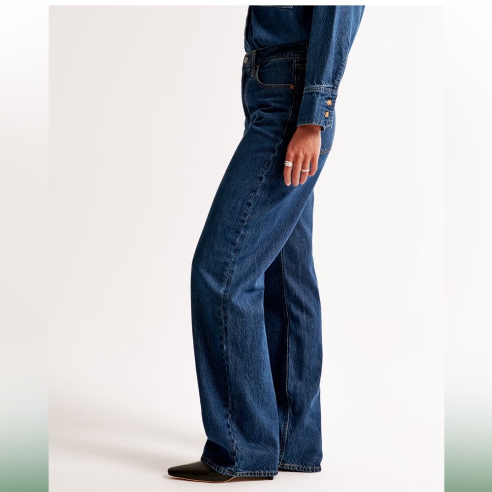 NWT Abercrombie & Fitch High Rise Loose Jeans 27 R - Picture 6 of 13